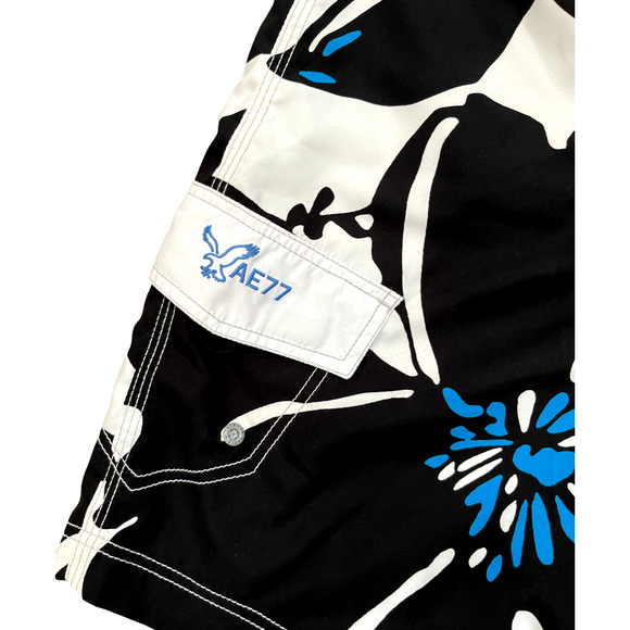 Mens Swim Trunk Bathing Suit American Eagle sz 32 Board Shorts - Picture 3 of 4